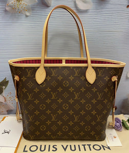 Louis Vuitton Neverfull Monogram MM Rose Pivoine - Luxury Shopping