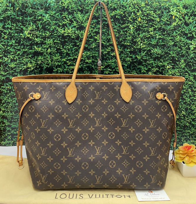 Louis Vuitton Neverfull GM Monogram Beige Shoulder Bag (FL1112)
