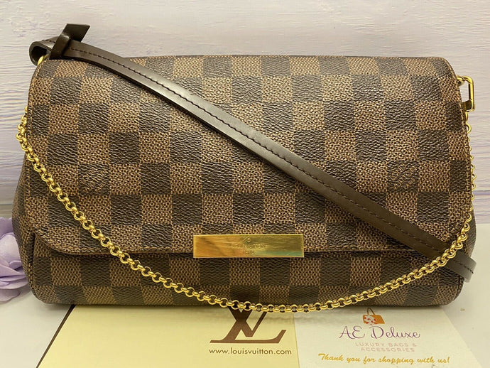 Louis Vuitton Favorite MM Damier Ebene Clutch (FL5114)