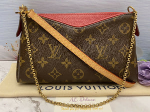 Louis Vuitton Pallas Cerise Red Clutch (GI4127)