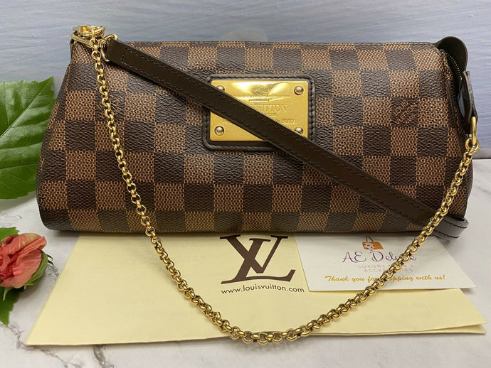 Louis Vuitton Eva Damiar Ebene Clutch (AA0181)