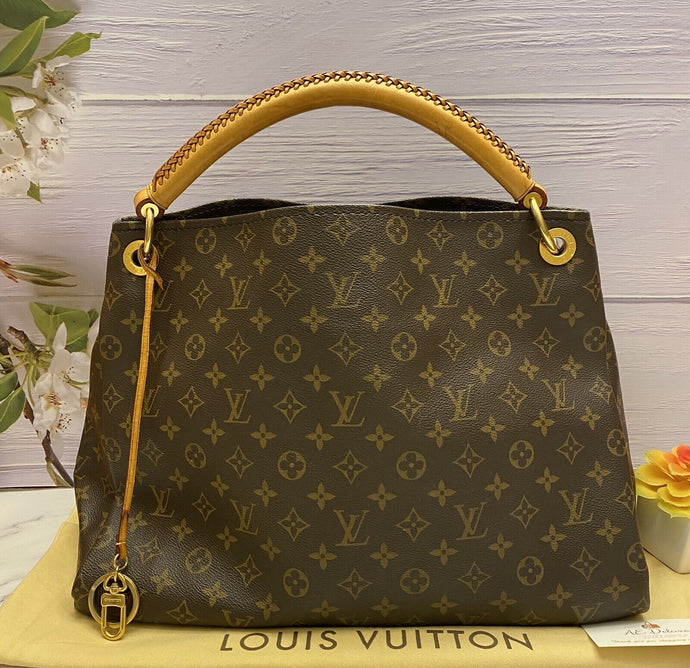 Louis Vuitton Artsy MM Monogram Shoulder Bag Tote Purse (CA5019)