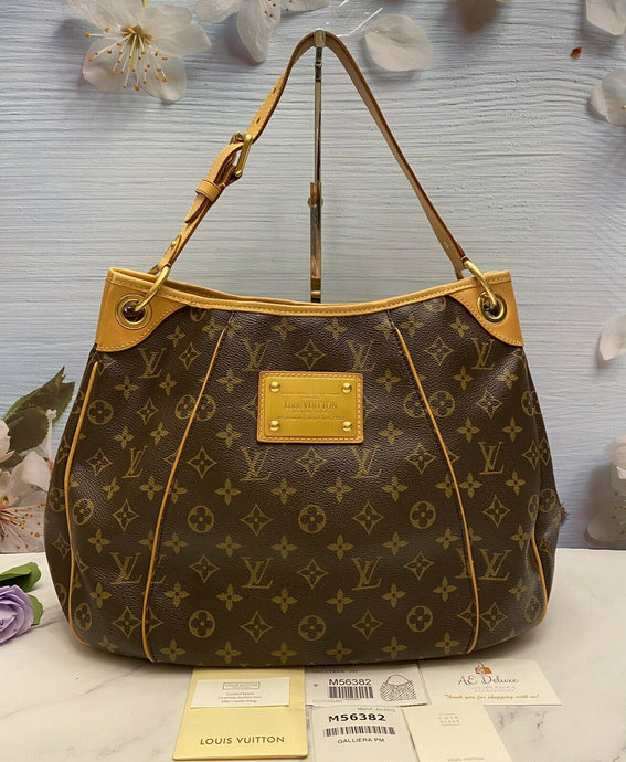 Louis Vuitton Galliera PM Monogram Shoulder Bag Tote Purse (SP3160)