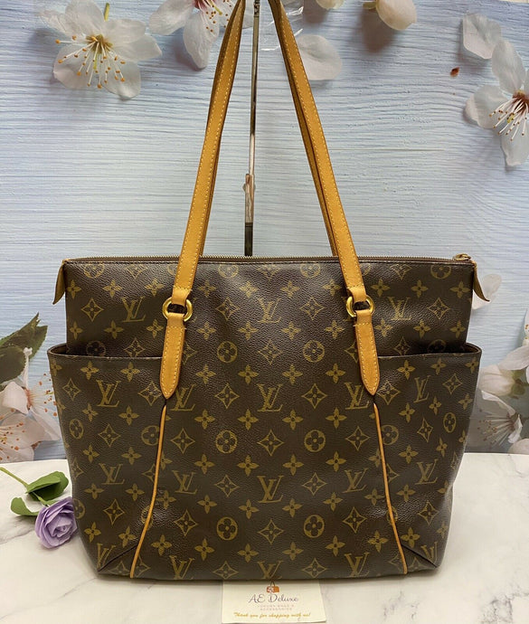 Louis Vuitton Totally MM Monogram Shoulder Purse Handbag (DU0153)