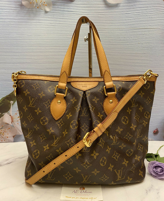 Louis Vuitton Palermo PM Monogram Shoulder Handbag Crossbody (SR2130)
