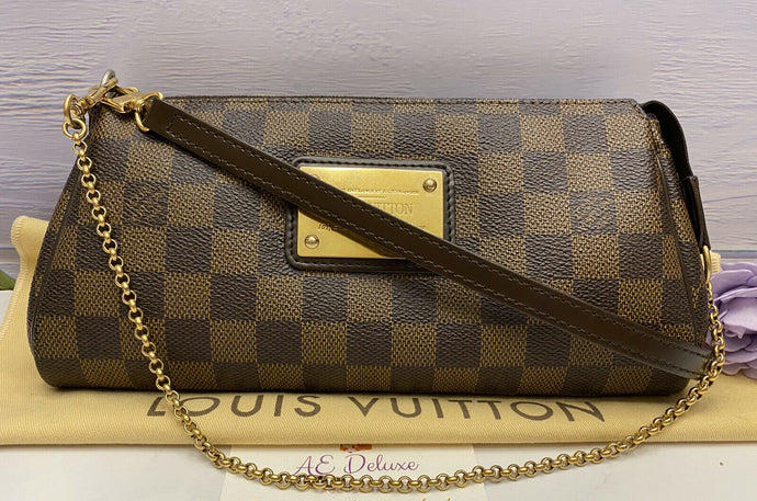 Louis Vuitton Eva Damier Ebene Clutch (AA2160)