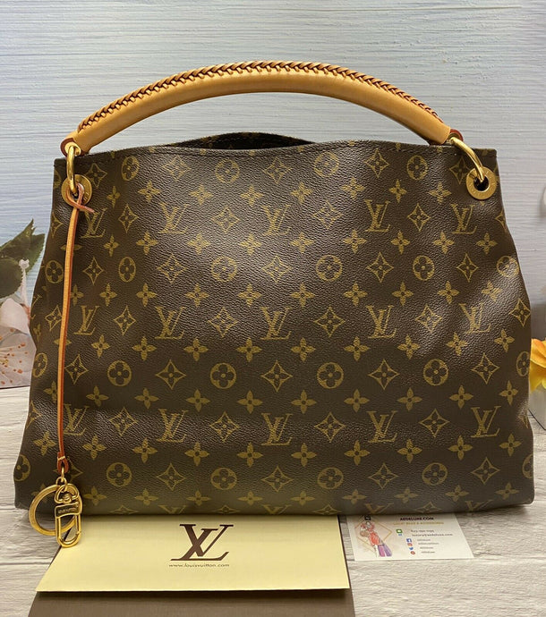 Lous Vuitton Artsy MM Monogram Shoulder Bag Tote Purse (CA0184)