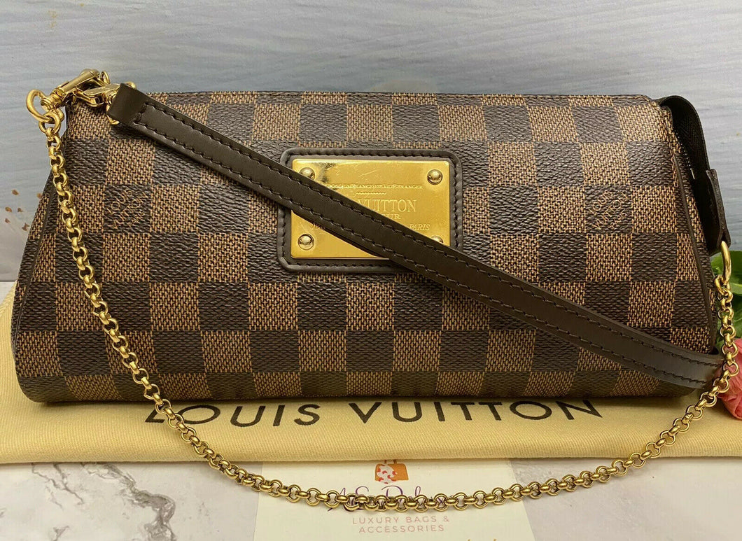 Louis Vuitton Eva Damiar Ebene Clutch (AA4143)