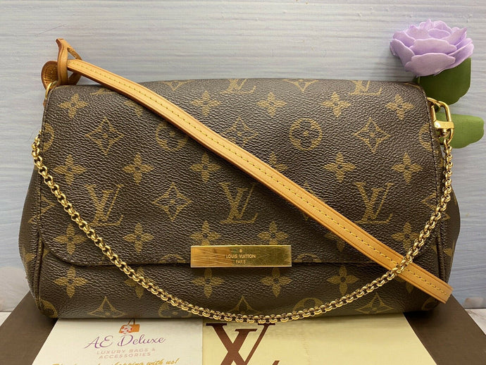 Louis Vuitton Favorite MM Monogram Clutch (SA2143)