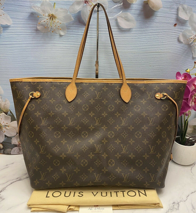 Neverfull GM Monogram Beige Tote Bag (FL0111)