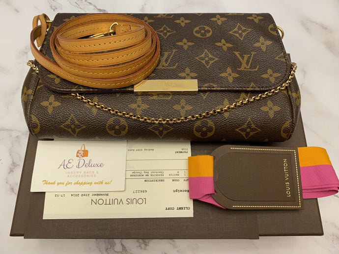 Louis Vuitton Favorite MM Monogram Bag (SD3194)