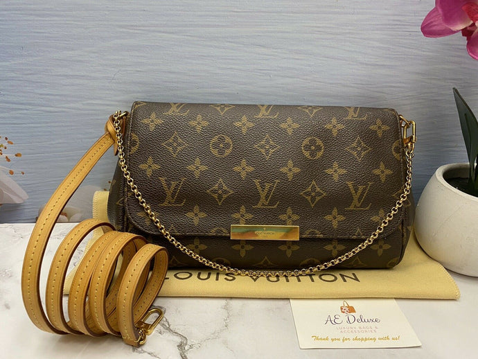Louis Vuitton Favorite MM Monogram Clutch Purse (FL2133)