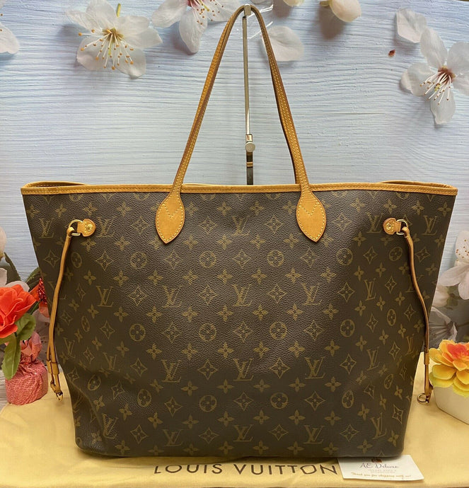 Louis Vuitton Neverfull GM Monogram Beige Shoulder Bag (SP4160)