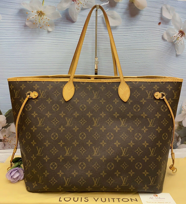 Louis Vuitton Neverfull GM Monogram Beige Shoulder Tote (SP5008)