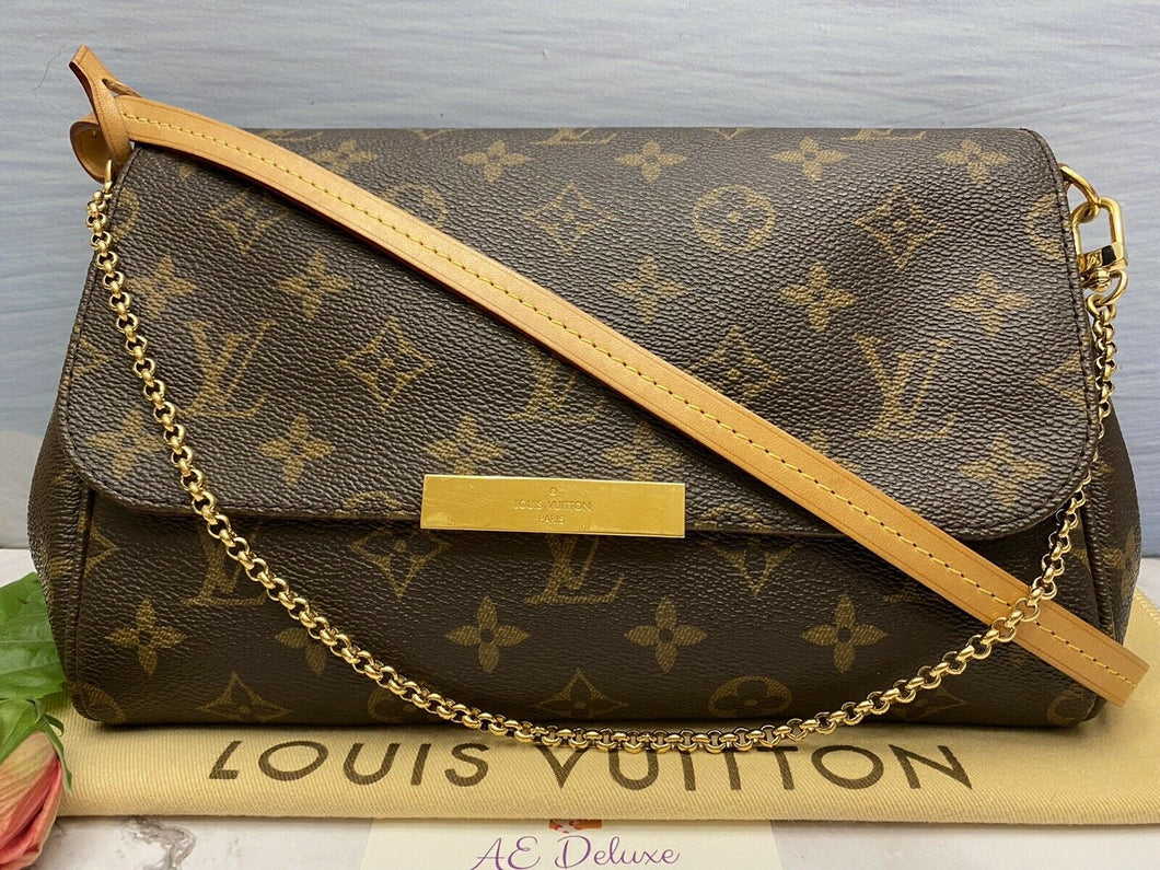 Louis Vuitton Favorite MM Monogram Clutch Purse (FL2192)