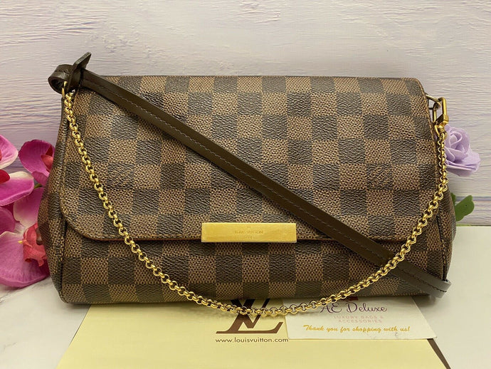 Louis Vuitton Favorite MM Damier Ebene Clutch (FL5114)