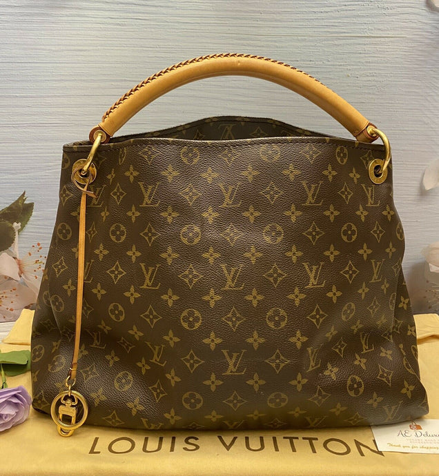 Louis Vuitton Artsy MM Monogram Shoulder Bag Tote Purse (CA0160)